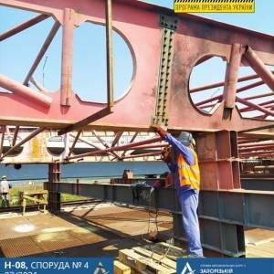 Запорожские мостостроители готовятся к финишному этапу надвижки - reporter-ua.com - Запорожье - Строительство