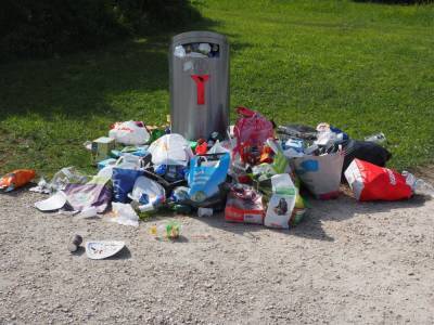 За прошлую неделю с петербургских дорог убрали около 1,5 кубометров мусора - abnews.ru