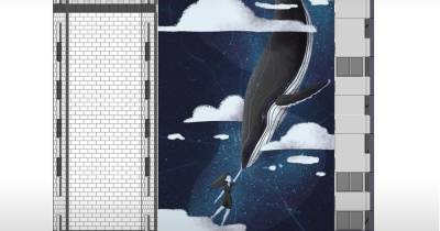 Калининградцы увидели связь с группами смерти в картине «Девочка и кит», которую хотят разместить на многоэтажке - klops.ru - Калининград