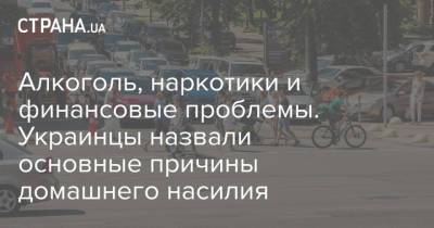 Алкоголь, наркотики и финансовые проблемы. Украинцы назвали основные причины домашнего насилия - strana.ua - Украина