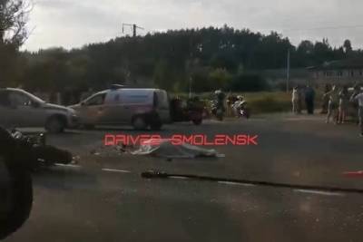 В результате жесткого ДТП в Смоленске погиб мотоциклист - mk-smolensk.ru - Россия - Смоленск - Смоленская обл. - Витебск