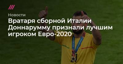 Петер Шмейхель - Криштиану Роналду - Вратаря сборной Италии Доннарумму признали лучшим игроком Евро-2020 - tvrain.ru - Англия - Италия - Португалия