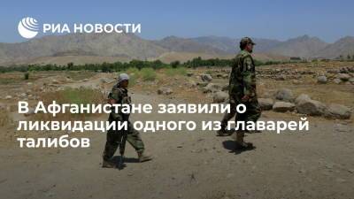 В Афганистане заявили о ликвидации одного из главарей талибов в ходе авиаудара - ria.ru - Москва - Россия - США - Афганистан - Талибан
