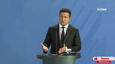 Владимир Зеленский - Ангела Меркель - Зеленский заявил, что строительство "Северного потока – 2» необходимо обсуждать в нормандском формате - piter.tv - Россия - Украина - Германия - Франция