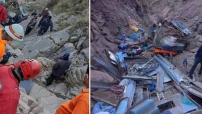 В Боливии автобус рухнул в овраг с высоты 150 метров, более 30 человек погибли - reendex.ru - Боливия