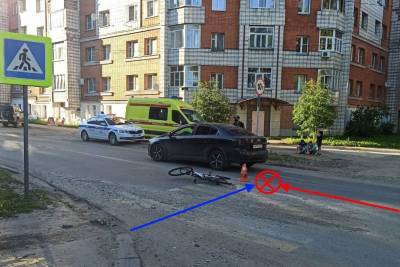 В Сыктывкаре под колеса Toyota попал девятилетний велосипедист - komiinform.ru - респ. Коми - Сыктывкар