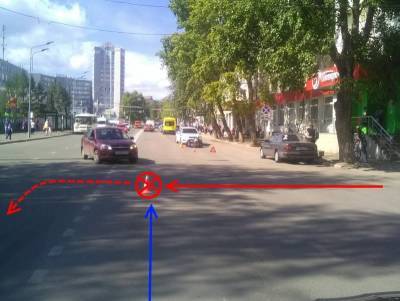 В Сыктывкаре Mitsubishi Lancer не пропустил мотоциклиста на Suzuki - komiinform.ru - респ. Коми - Сыктывкар