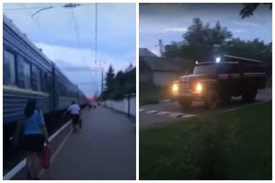 Поезд "Укрзализныци" загорелся на ходу: огонь увидели из далека, видео ЧП - politeka.net - Украина - Одесса - Одесская обл.