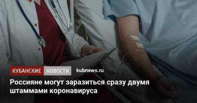 Россияне могут заразиться сразу двумя штаммами коронавируса - kubnews.ru - Россия - Краснодарский край - Россияне