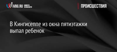 В Кингисеппе из окна пятиэтажки выпал ребенок - ivbg.ru - Украина - Ленинградская обл.