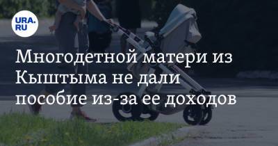 Многодетной матери из Кыштыма не дали пособие из-за ее доходов - ura.news - Россия - Челябинская обл.
