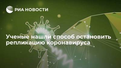 Ученые нашли способ остановить репликацию коронавируса - ria.ru - Москва - Австралия - Мельбурн
