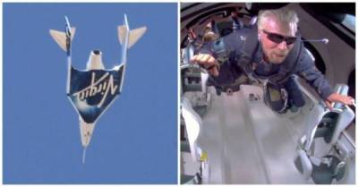 Ричард Брэнсон - «Мы теперь астронавты»: космоплан Virgin Galactic впервые поднялся в стратосферу при полной загрузке - skuke.net - штат Нью-Мексико - Интересно