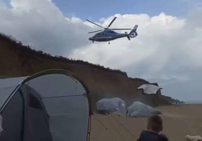 Вертолет одесского магната разрушил пляжный городок отдыхающих - lenta.ua - Украина - Одесская обл. - Одесса