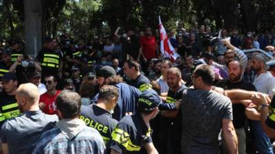 После противников ЛГБТ беспорядки в Тбилиси устроили журналисты - anna-news.info - Грузия - Тбилиси
