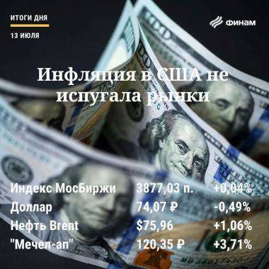 Итоги вторника, 13 июля: Российские индексы смогли закрыть день в плюсе - smartmoney.one - США