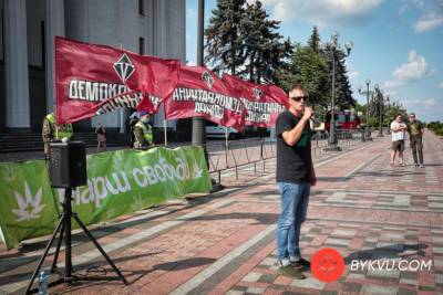Зупиніть наш біль: під Радою активісти вимагали легалізувати медичний канабіс - bykvu.com - Украина - Україна - Росія