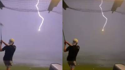 Невозможно! Молния ударила в летящий мяч для гольфа (Видео) - belta.by - Техас - Белоруссия - Минск