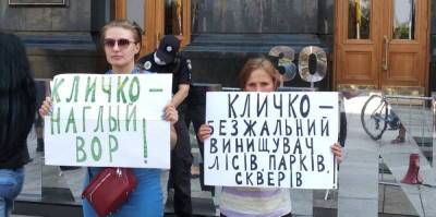 Виталий Кличко - «Наглый вор и рептилоид». В Киеве протестуют против Кличко - politnavigator.net - Украина - Киев