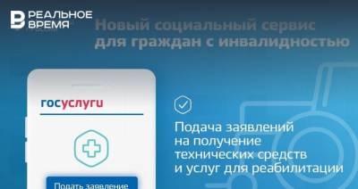 На госуслугах РФ запустили сервис для граждан с инвалидностью - realnoevremya.ru - Россия - респ. Татарстан