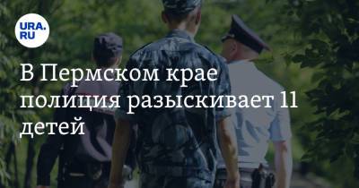 В Пермском крае полиция разыскивает 11 детей - ura.news - Пермский край