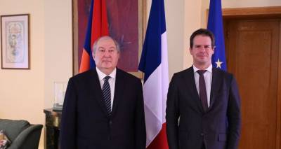 Армен Саркисян - Президент посетил посольство Франции, чтобы лично поздравить посла с Днем взятия Бастилии - ru.armeniasputnik.am - Армения - Франция - Посол