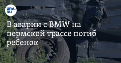 В аварии с BMW на пермской трассе погиб ребенок - ura.news - Пермь - Пермский край - Соликамск
