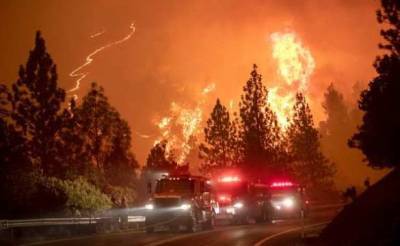 США охватили мощные лесные пожары: идет срочная эвакуация людей (ФОТО) - enovosty.com - США - штат Вашингтон - штат Орегон