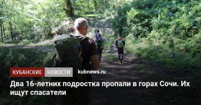 Два 16-летних подростка пропали в горах Сочи. Их ищут спасатели - kubnews.ru - Сочи - Краснодарский край
