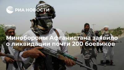 В Минобороны Афганистана заявили о ликвидации почти 200 боевиков за сутки - ria.ru - Москва - США - Вашингтон - Афганистан - Талибан
