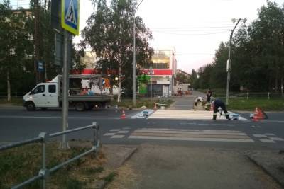 На дороги Петрозаводска наносят разметку - karel.mk.ru - Петрозаводск