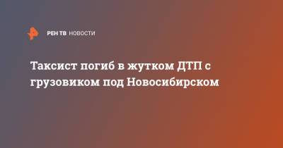 Таксист погиб в жутком ДТП с грузовиком под Новосибирском - ren.tv - Россия - Новосибирск - Новосибирская обл. - Кемерово - район Мошковский