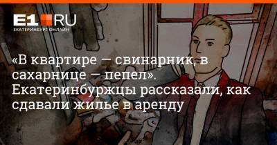 Филипп Сапегин - «В квартире — свинарник, в сахарнице — пепел». Екатеринбуржцы рассказали, как сдавали жилье в аренду - e1.ru - Екатеринбург