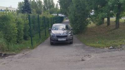 На ул. Аустрина водители выбирают тротуар, а не платную парковку - penzainform.ru