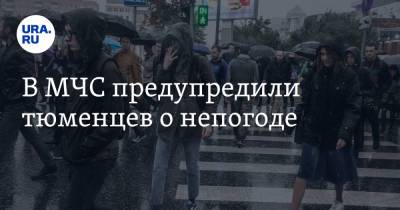 В МЧС предупредили тюменцев о непогоде - ura.news - Россия - Тюменская обл.