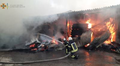 В Харькове произошел крупный пожар на складе древесины - ru.slovoidilo.ua - Украина - Харьков
