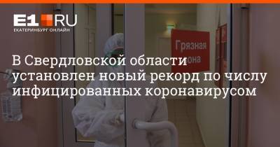 Артем Устюжанин - В Свердловской области установлен новый антирекорд по числу инфицированных коронавирусом - e1.ru - Екатеринбург - Свердловская обл.