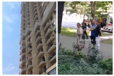 В Одессе мужчина под "веществами" вышел из окна на 7-м этаже: кадры трагедии - politeka.net - Украина - Одесса