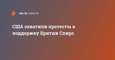 Бритни Спирс - США охватили протесты в поддержку Бритни Спирс - ren.tv - США - Лос-Анджелес