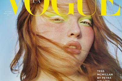 Полная модель снялась полуголой для украинского Vogue и вызвала споры в сети - lenta.ru - Украина - Техас