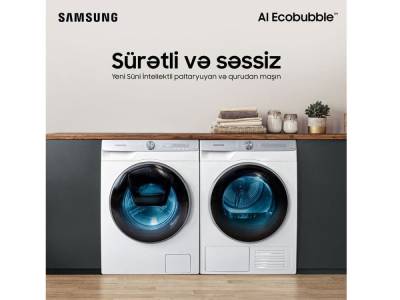 Интеллектуальная стиральная машина AI Ecobubble от Samsung - trend.az - Азербайджан