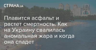 Плавится асфальт и растет смертность. Как на Украину свалилась аномальная жара и когда она спадет - strana.ua - Украина - Киев - Египет - Испания - Тунис