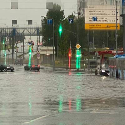 В Москве 15 июля прошел сильный ливень - radiomayak.ru - Москва