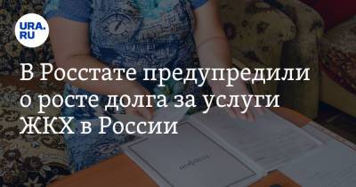 В Росстате предупредили о росте долга за услуги ЖКХ в России - ura.news - Россия