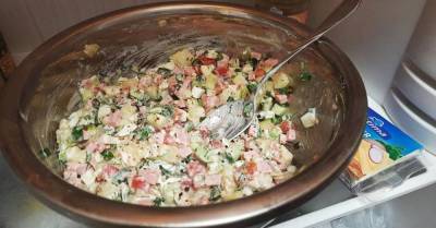 Готовлю салат «Окрошка» вместо обычной окрошки, если муж капризничает в особенно жаркий день - skuke.net