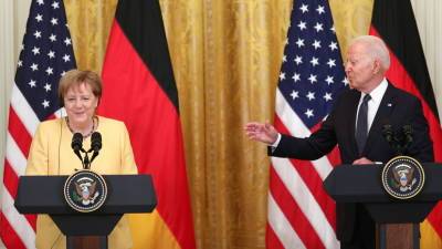 Ангела Меркель - Джо Байден - США и ФРГ заявили о намерении защищать суверенитет Украины - russian.rt.com - Россия - США - Украина - Германия