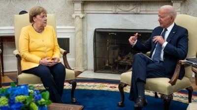 Ангела Меркель - Джо Байден - Джо Байден заявил о совместной с Германией борьбе против «российской агрессии» - 5-tv.ru - Россия - США - Германия