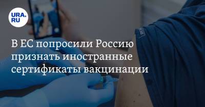 Алексис Родзянко - В ЕС попросили Россию признать иностранные сертификаты вакцинации - ura.news - Москва - Россия - США