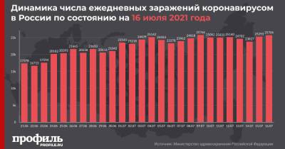 За сутки в России зарегистрировали 25704 случая COVID-19 и рекордное количество смертей - profile.ru - Москва - Россия - Санкт-Петербург - Московская обл.