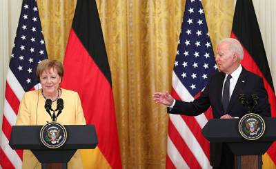 Дональд Трамп - Ангела Меркель - Джо Байден - На этот раз все было «по-дружески»: Меркель отпустила завуалированную шпильку в адрес Трампа и поблагодарила США за возвращение к Парижскому соглашению по климату (Daily Mail, Великобритания) - inosmi.ru - США - Англия - Германия